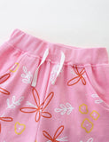 Butterfly Print Cotton Shorts
