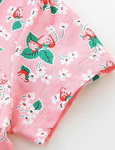 Strawberry Printed Dress - Mini berni