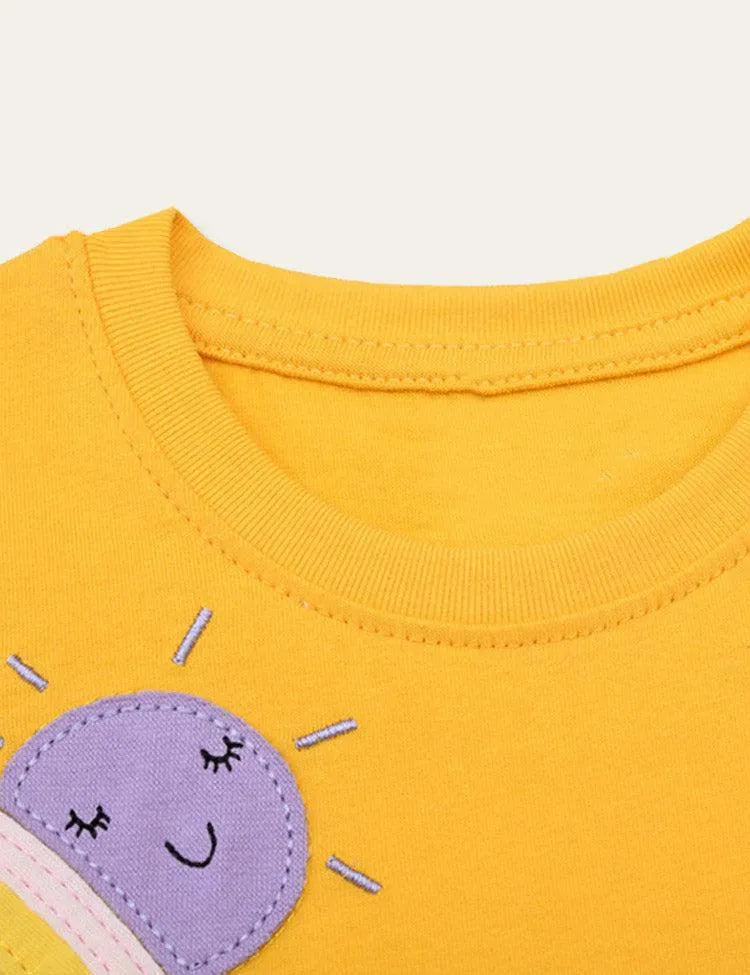 Unicorn Appliqué T-shirt - Mini Taylor