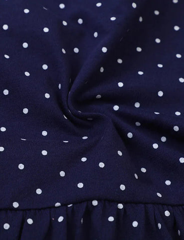Kleid mit Wildtier-Applikation auf der Brust und Knopfleiste