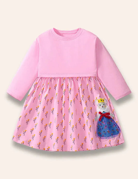 Koningin Fancy Mouse applicatie jurk