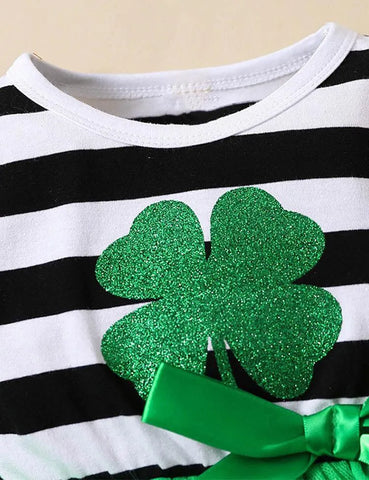 St. Patrick's Day Clover Tulle Dress - Mini Taylor