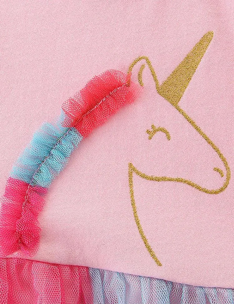 Unicorn Printed Gauze Dress - Mini Taylor