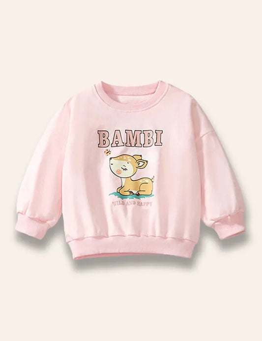 Conjunto de sudadera con estampado de ciervos de Bambi