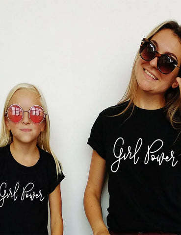 Valentine's Day MAMA&ME Letter Printed Family Matching T-Shirt