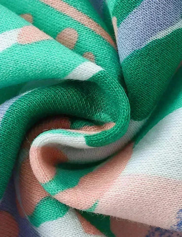 Tropical Leaves Printed Coat