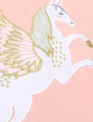 Unicorn Appliqué Sweatshirt
