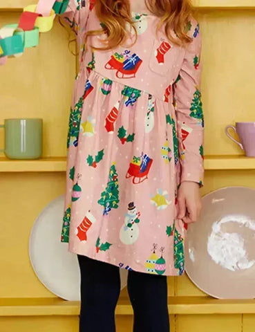 Christmas Printed Dress
