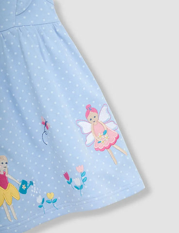 Prinzessinnenkleid mit Blumenapplikation