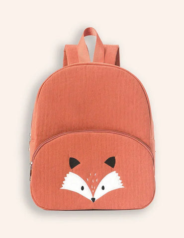 Carina borsa da scuola ricamata con orsetto