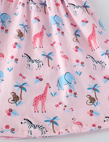 Kleid mit Animal-Print