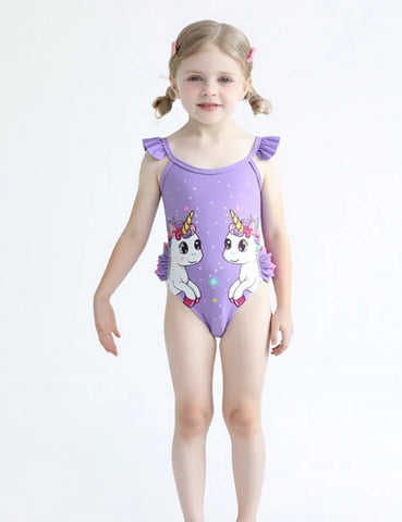 Cute Print One-piece Swimsuit