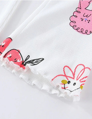 Cartoon Pattern Print Leggings