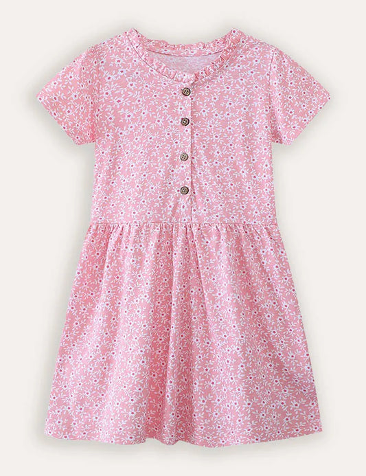 Abito in cotone floreale