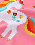 Rainbow Unicorn Embroidered Sweatshirt