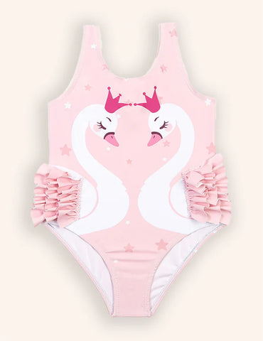 Cute Print One-piece Swimsuit