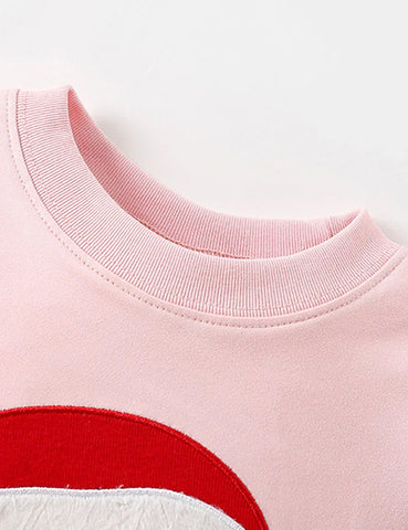 Conjunto de pijama con apliques de Papá Noel