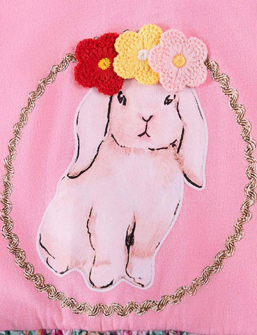 Floral Cartoon Dress