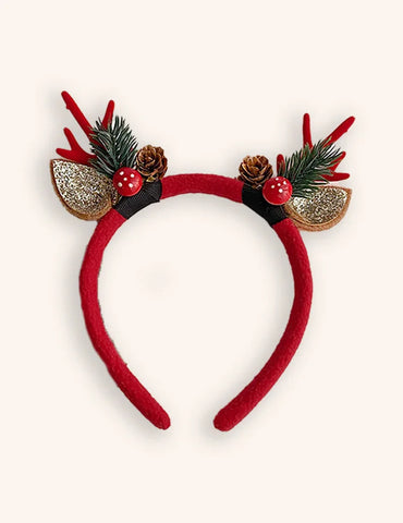 Clearance Deals - Festival Reindeer Embroidered Tulle Dress