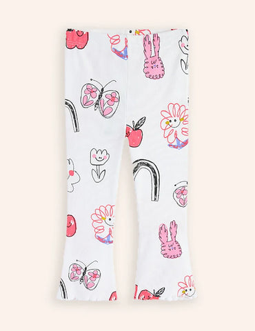 Cartoon Pattern Print Leggings