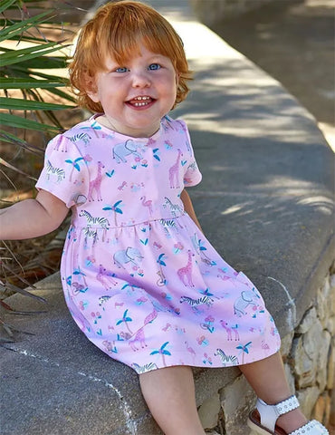 Kleid mit Animal-Print