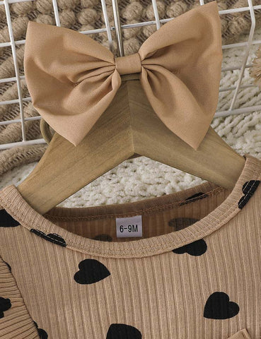 Valentine's Day Love Printing Splicing Tulle Dress