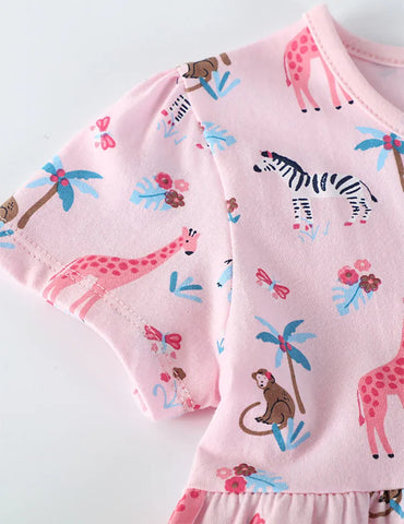 Kleid mit Animal-Print