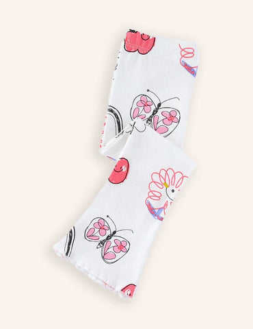 Cartoon Pattern Print Leggings