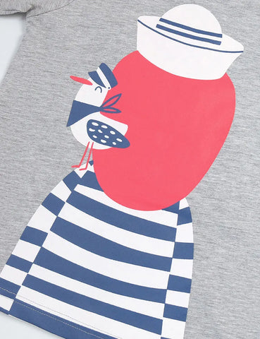 Ensemble t-shirt et short à manches courtes Sailor