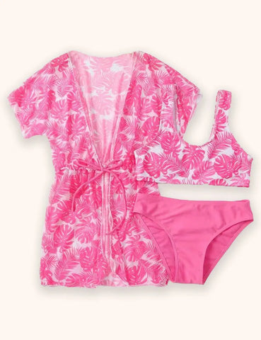 Printed Sunscreen Swimsuit