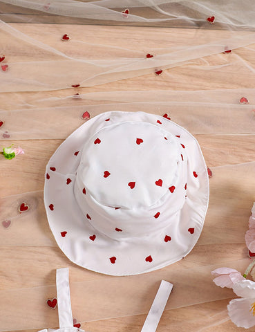 Vestido + gorro con estampado de amor de San Valentín