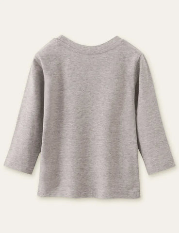 Alligator Printed Long Sleeve T-shirt - Mini Taylor