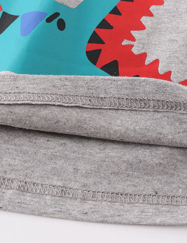 Alligator Printed Long Sleeve T-shirt - Mini Taylor