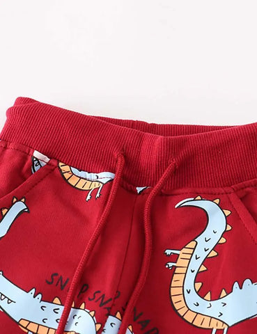 Alligator Printed Sweatpants - Mini Taylor