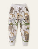 Animal Friends Full Printed Sweatpants