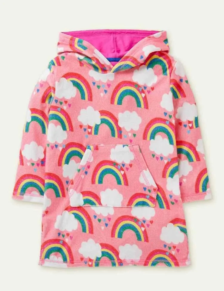 Appliqué Long-Sleeved Hoodie - Mini Taylor