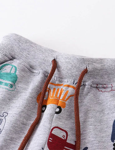 Automobile Printed Trousers - Mini Taylor