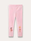 Leggings con stampa ballerina