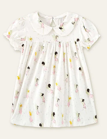 Butterfly Girl Printed Dress - Mini Taylor