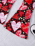 Set di t-shirt con stampa Love di San Valentino