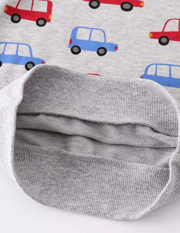 Car Printed Sweatshirt - Mini Taylor