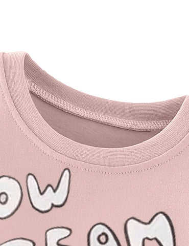 Cartoon Puppy Printed Long Sleeve T-shirt - Mini Taylor