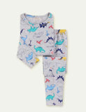 Cartoon Shark Printed Pajamas - Mini Taylor