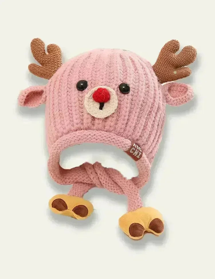 Christmas Deer Ear Protection Hat - Bebehanna