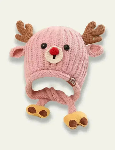 Christmas Deer Ear Protection Hat - Bebehanna