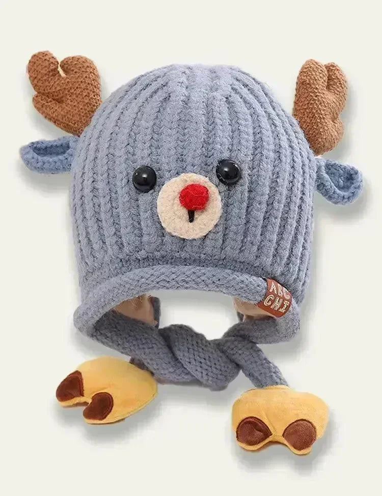 Christmas Deer Ear Protection Hat - Bebehanna