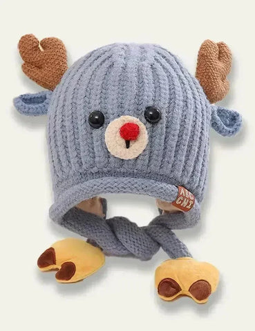Christmas Deer Ear Protection Hat - Bebehanna