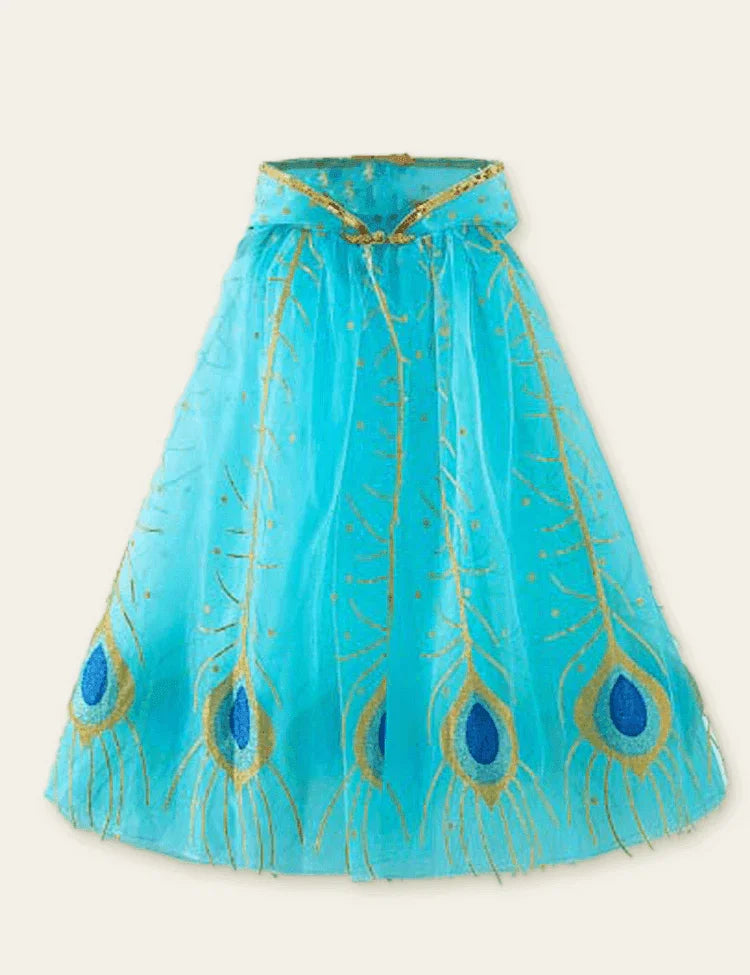 peacocks clothing dresses Peacock Appliqué Long Dress – MINIS