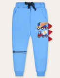 Color Cartoon Printed Sweatpants - Mini Taylor
