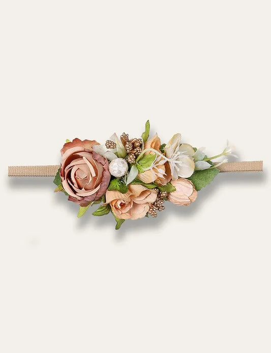 Colorful Artificial Flower Headband - Mini Taylor